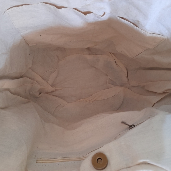 ● Time & True | Fringe Woven Tote Bag - Picture 5 of 11